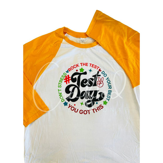 📓🚌🍎#TestDay Tee