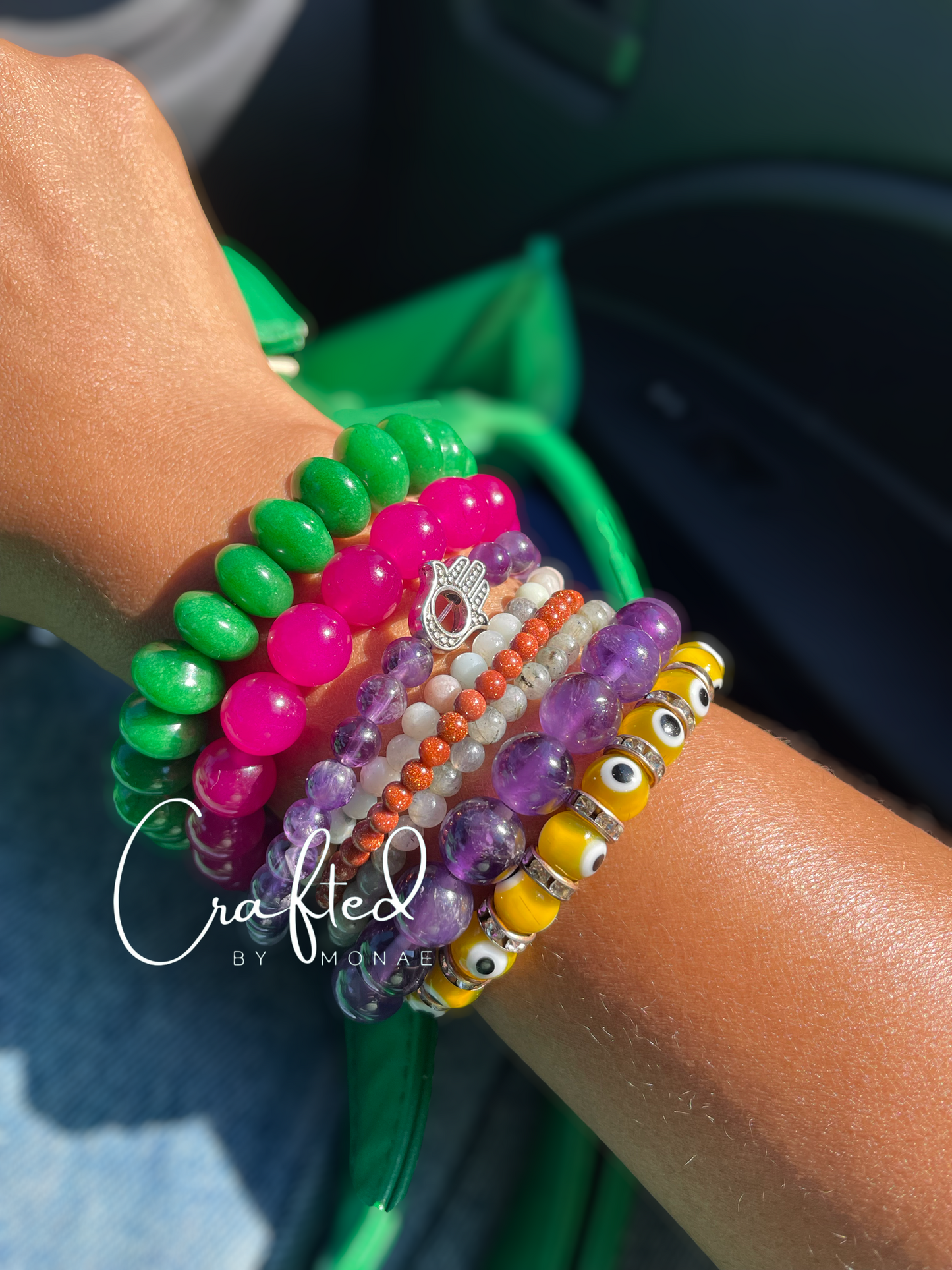 Emerald Jade Energy Vibes Bracelet