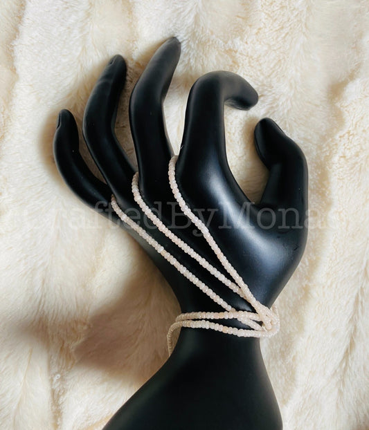 Pure White Vibes Waistbeads