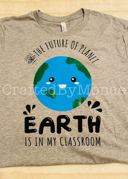 🌎Earth Day Teacher Tee