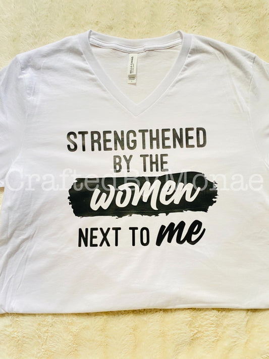 💖Strengthened By Herstory Tee
