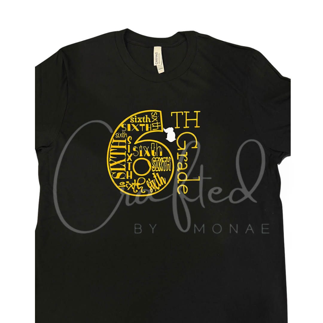 🏰🚌🍎Grade Level Knights Spirit Tee