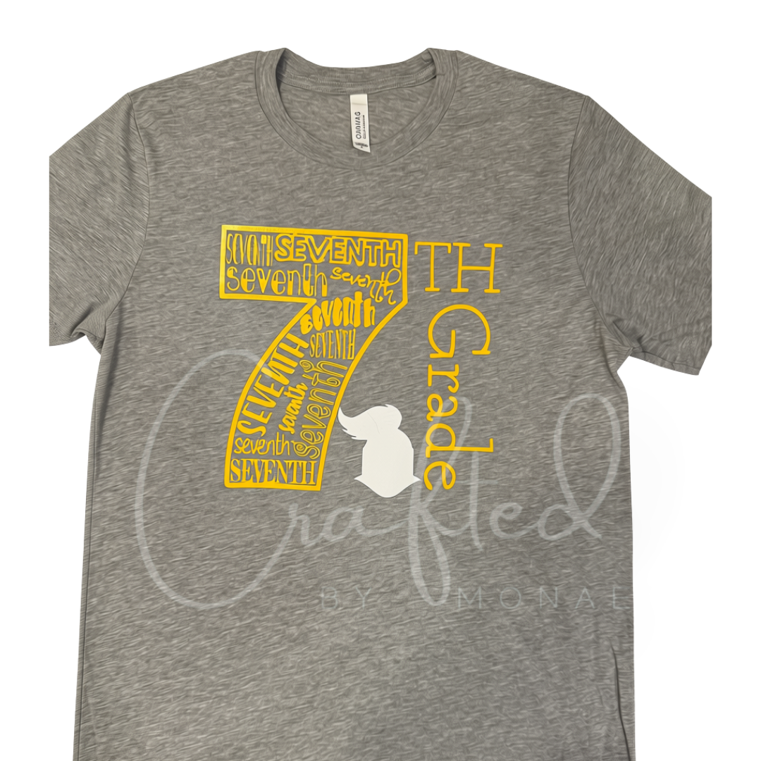🏰🚌🍎Grade Level Knights Spirit Tee