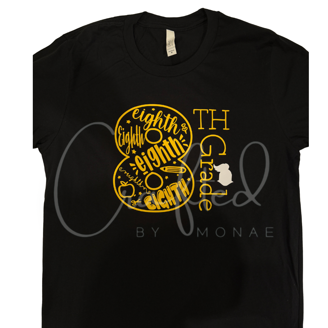 🏰🚌🍎Grade Level Knights Spirit Tee