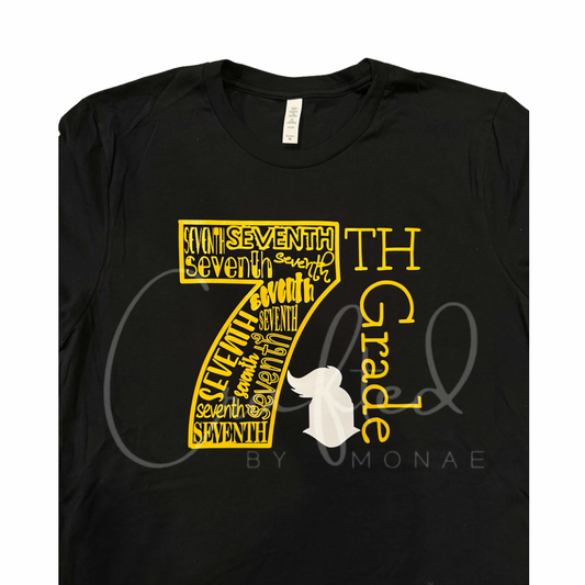🏰🚌🍎7th Grade Knights Spirit Tee