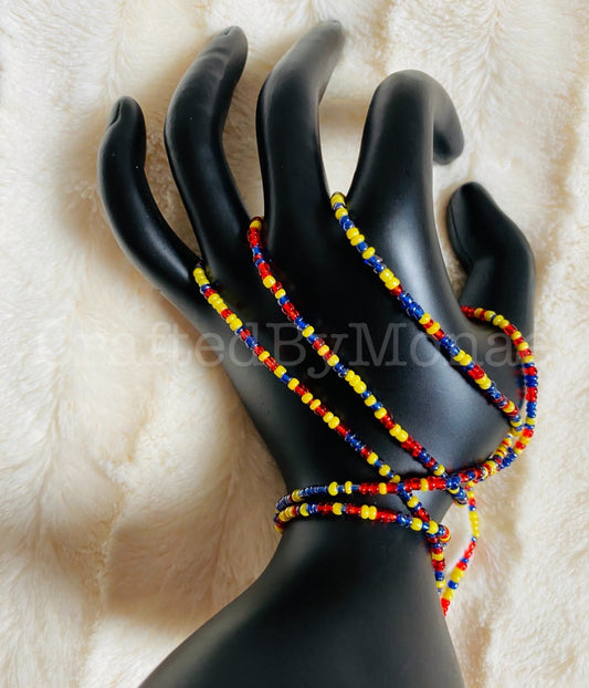 Colorful Energy and Focus Vibes Waistbeads