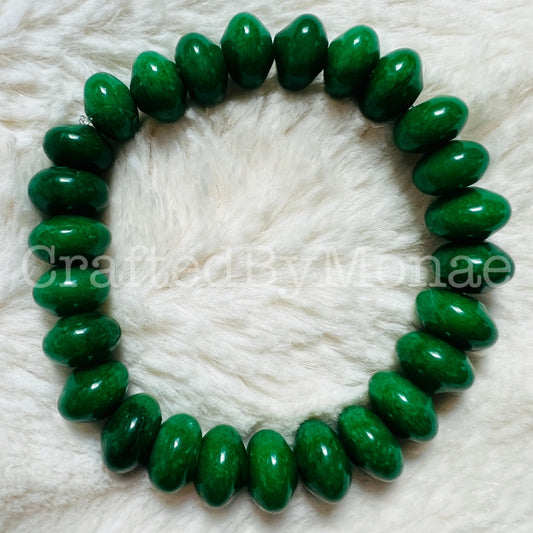 Emerald Jade Energy Vibes Bracelet