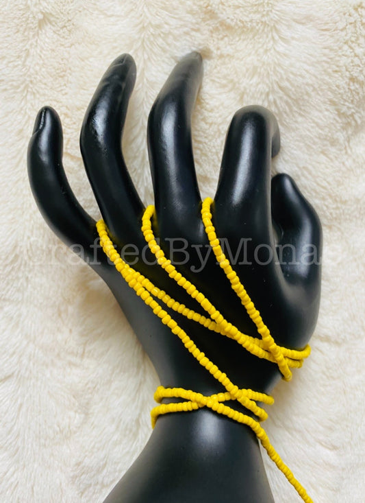 Yellow/Golden Vibes Waistbeads