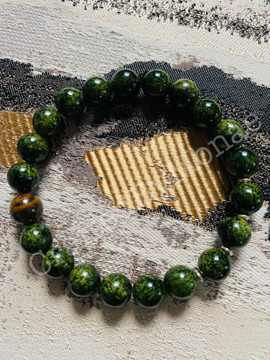 Green Jasper Beads