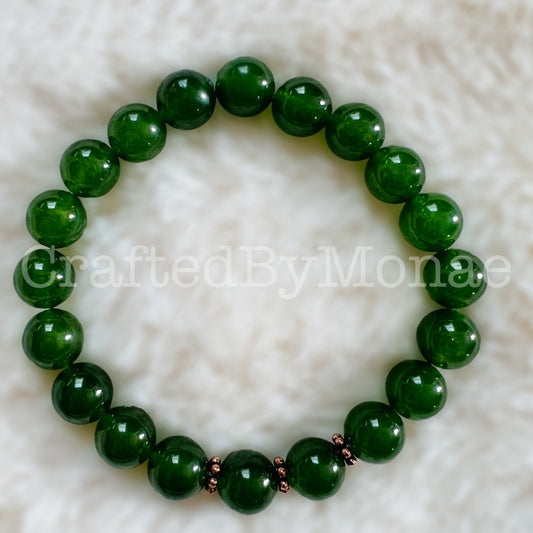 Wisdom and Perspective Jade Energy Vibes Bracelet